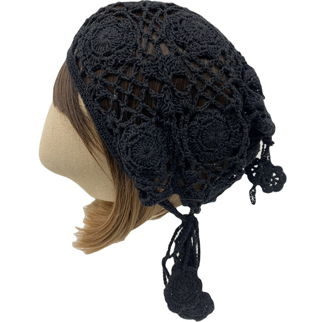 엄마짱 MDS_8518_장미뜨개 끈보닛두건 / 뜨개모자 보닛 크로셰모자 니트모자 데이트 패션모자 외출용 실내용 시원한 봄여름두건 헤어두건 나들이 브런치 펜션 플라워두건비니 여친선물 23,100원