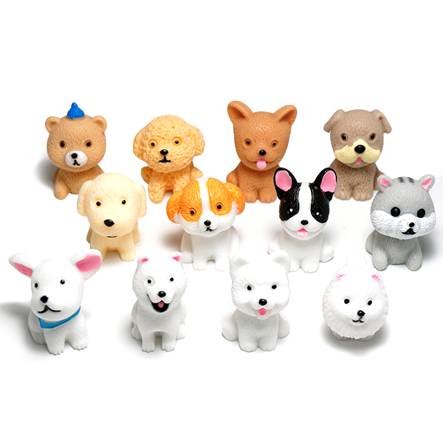 포레스 테라리움 재료 아기 강아지 피규어 12종 미니어쳐 DIY 키트, 혼합색상, 1세트 12,670원