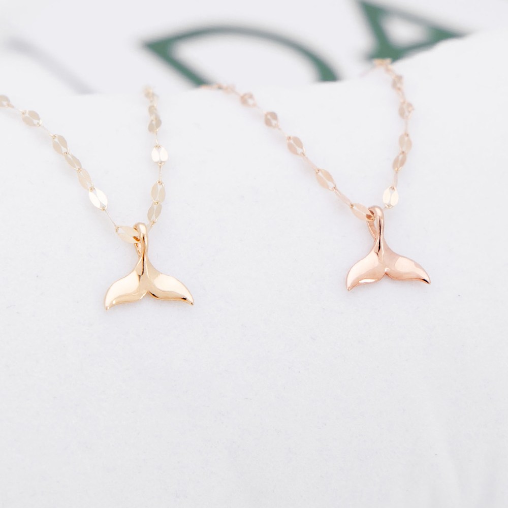 루키스톤 14k 페스 고래꼬리 목걸이 14k목걸이 217,000원