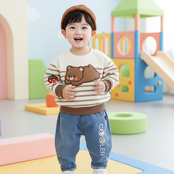 몽실이 달려라 맨투맨 상하복 29,900원