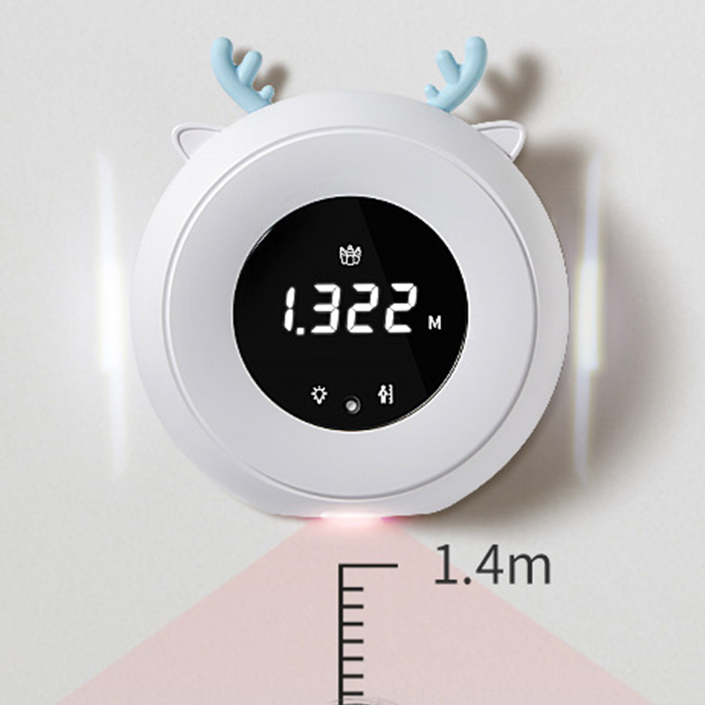 베베코지 초음파 키재기 아기 소수점 측정 벽지 손상 없는 벽걸이 어린이 키재기자, 1개, 화이트 34,900원