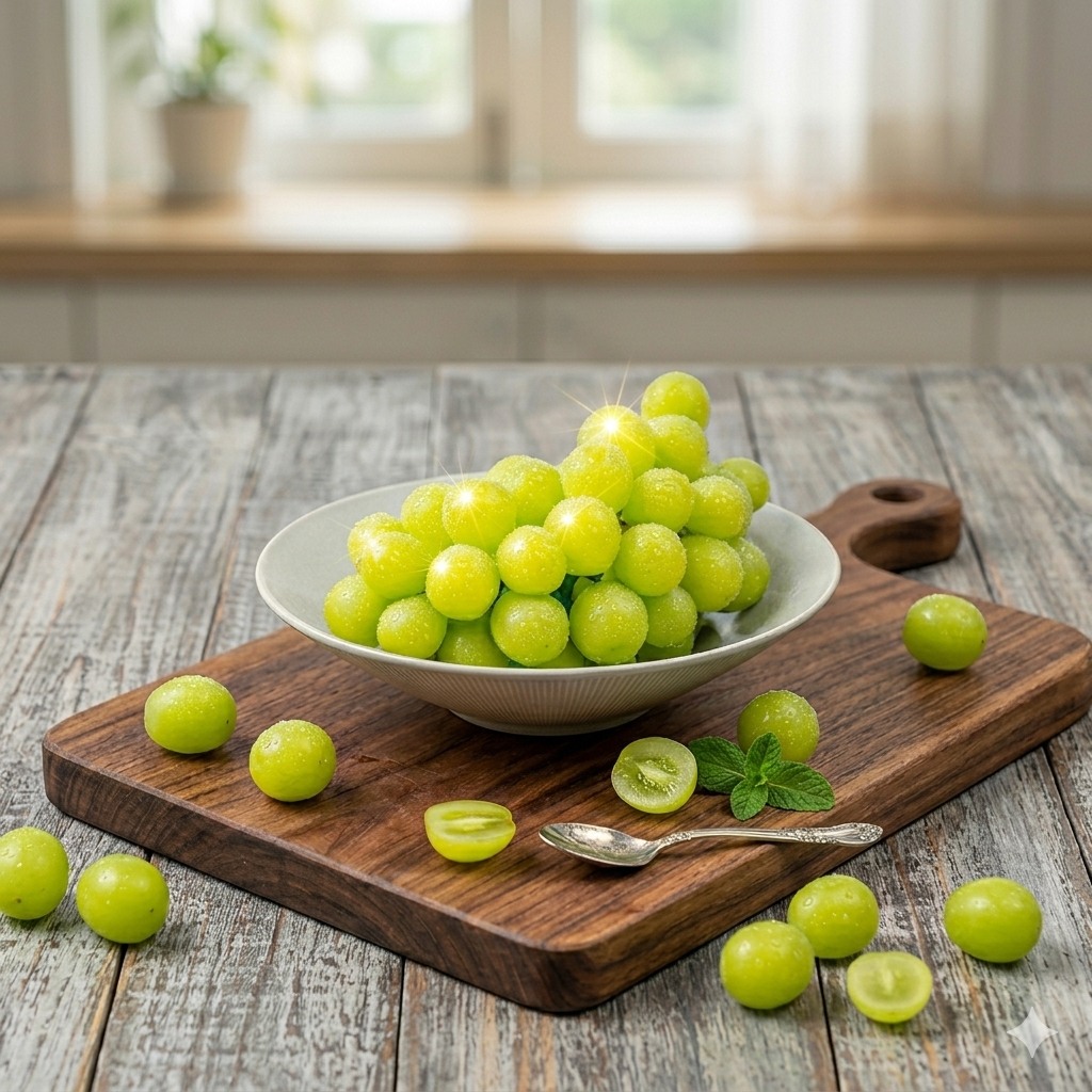 [명품과일] 신선가득 당도 선별 샤인머스켓 청포도, 2kg (5-6수), 1개, 2kg 17,300원