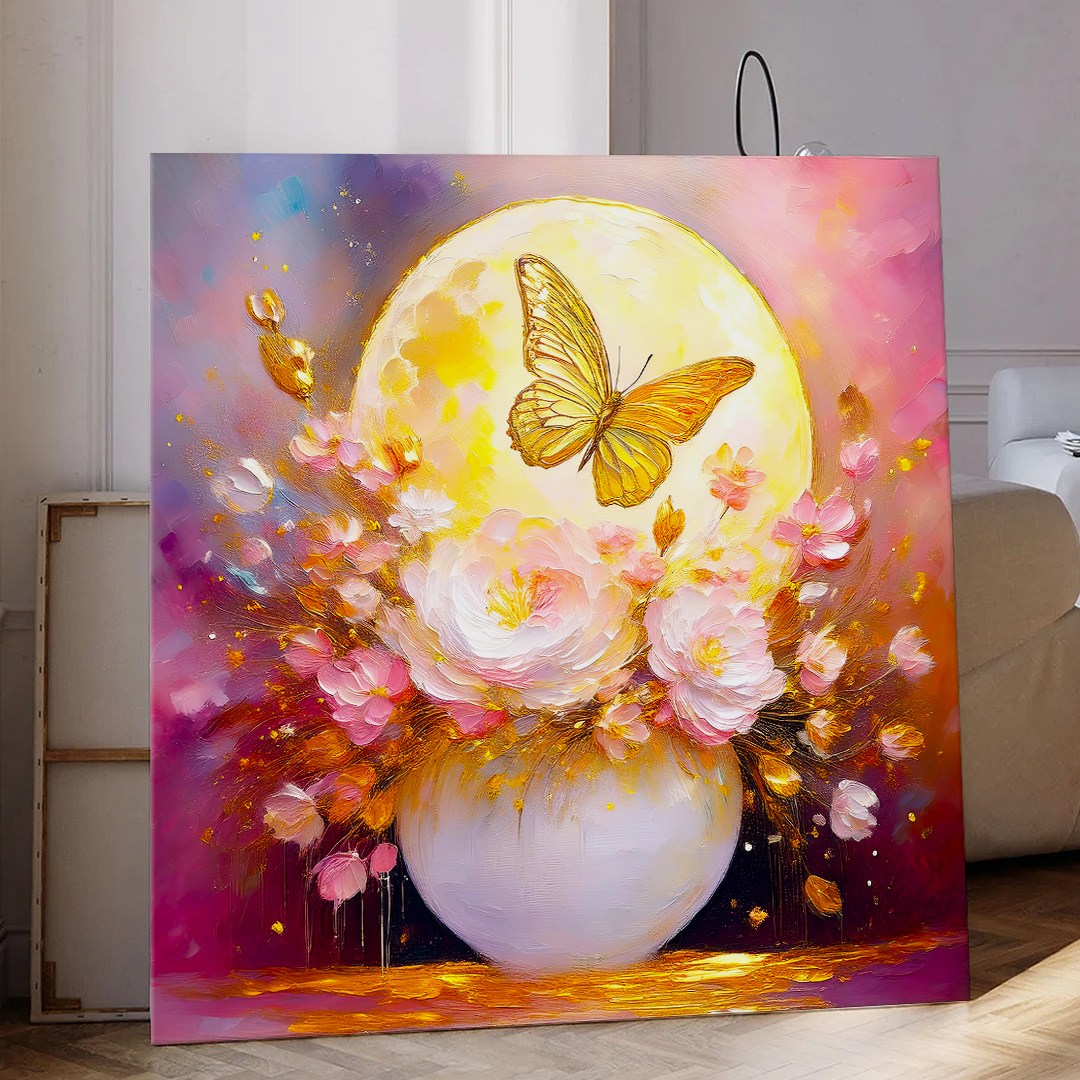 풍수 화월 달항아리 꽃그림 대형액자 복들어오는 캔버스액자 시리즈 11종 12-22 88,000원