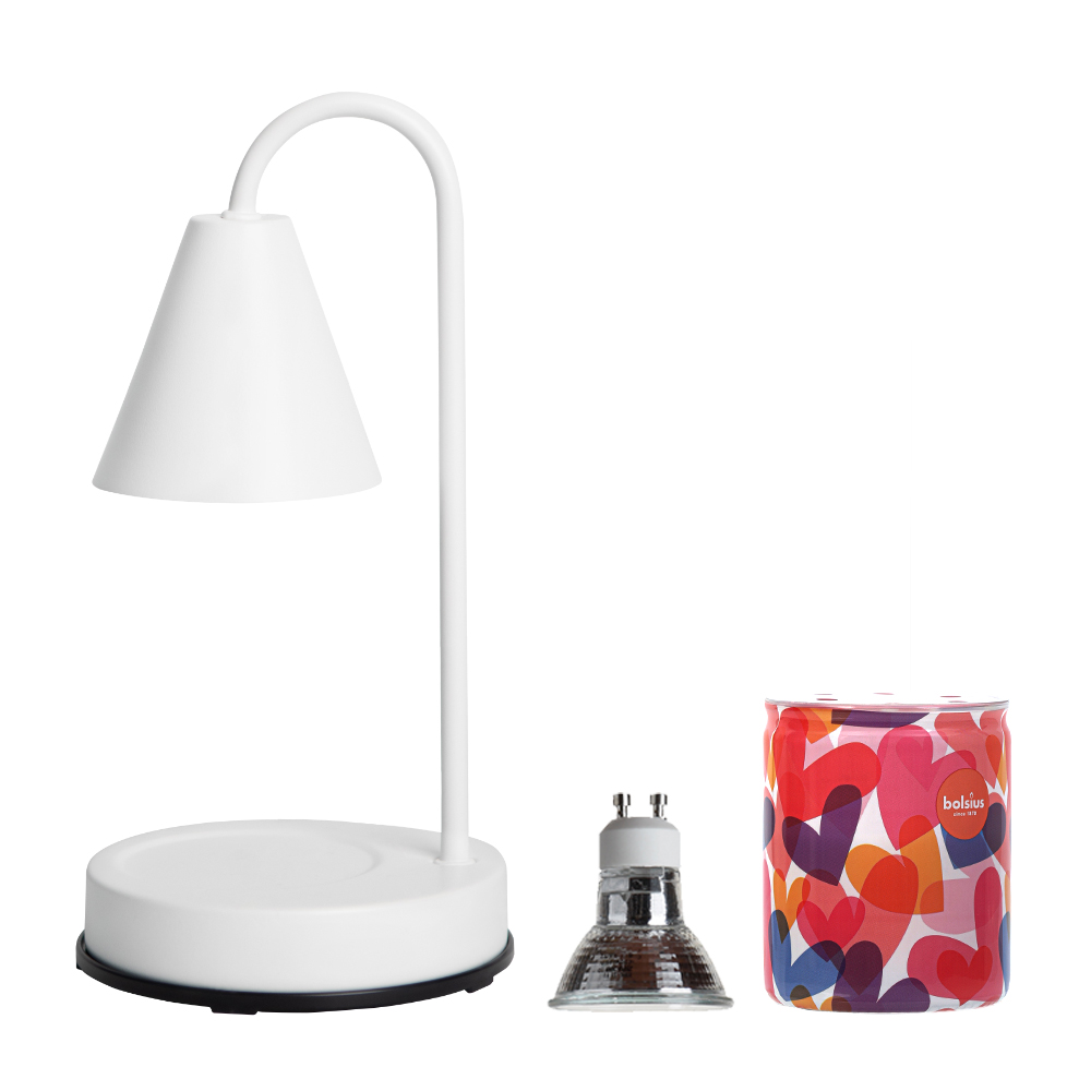 볼시우스 데코 글라스 향초 루시 캔들워머 세트(국내산, 밝기 조절), 01 블랙, 01 하트캔들 26,900원