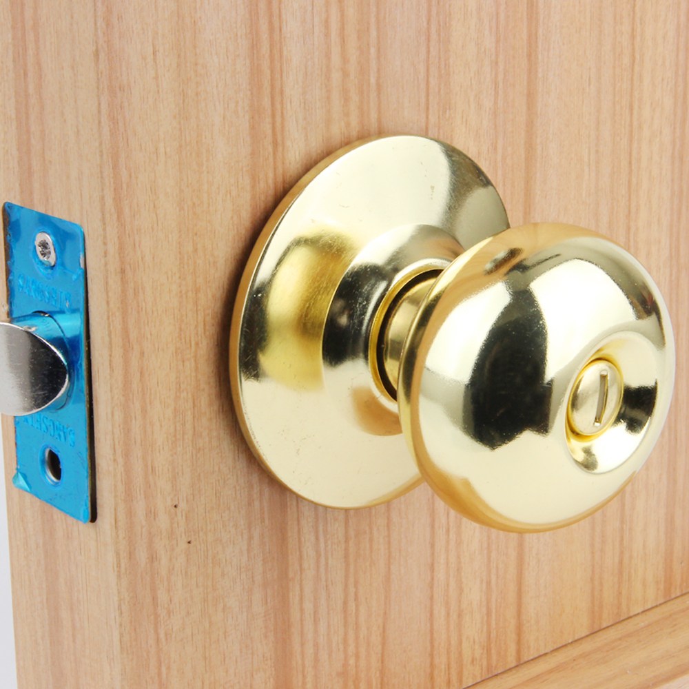 1000PB 골드 원형 방문 손잡이 문고리 실린더, 1000PB 욕실용 5,800원