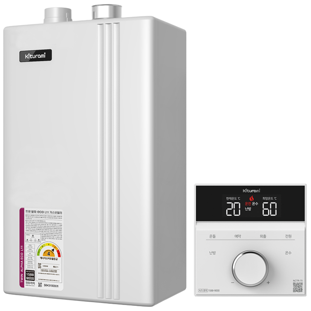 귀뚜라미 보일러 친환경 가스 보일러 설치 트윈알파 ECO L11-30H 설치비 포함, 단품 817,270원