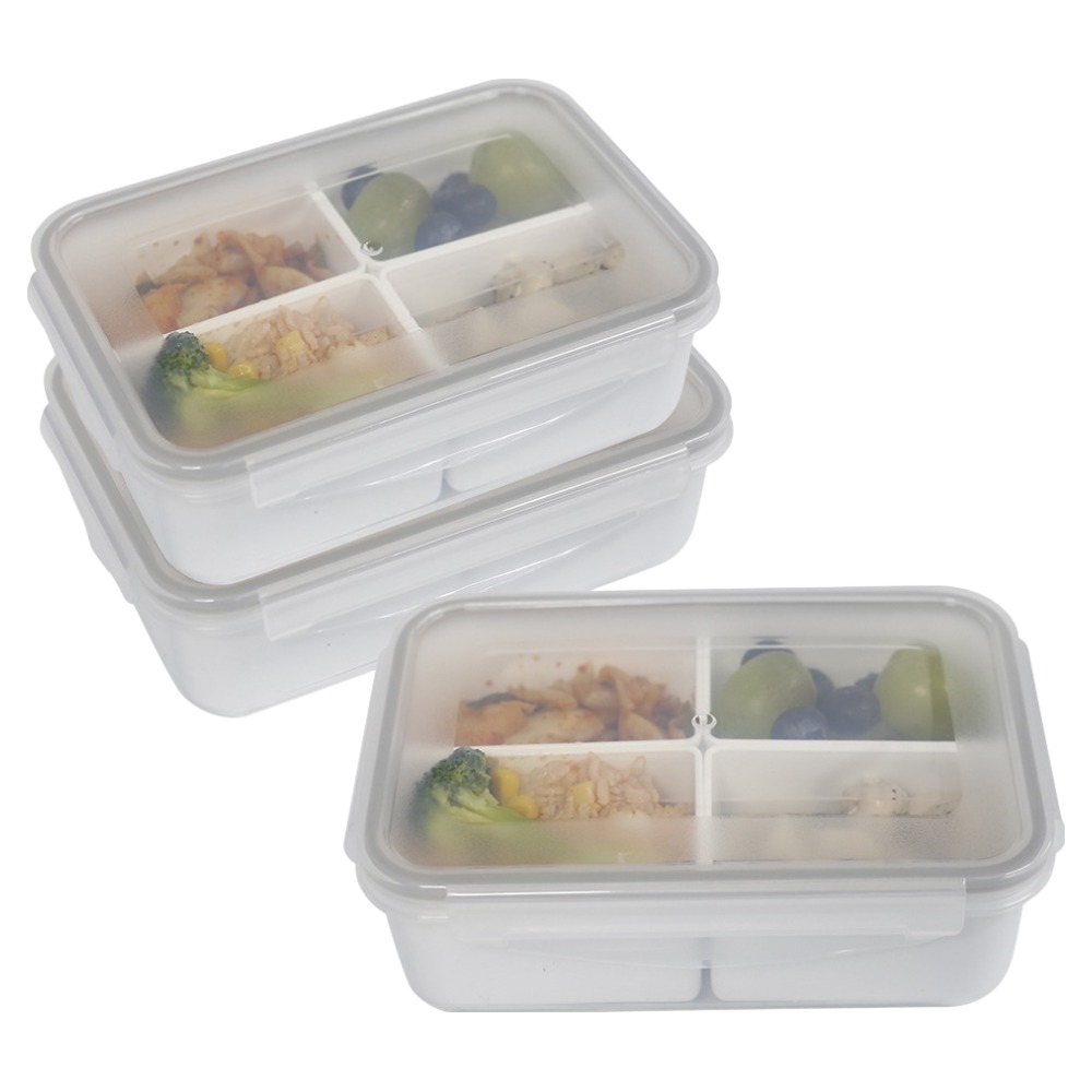 제오닉 도시락통 밀프랩 나눔반찬통 4칸 1.1L 3P 13,300원