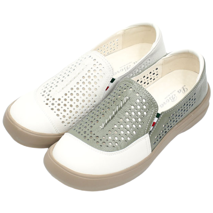 여성 슬립온 소가죽 여름 스니커즈 여자로퍼 통풍 50,600원