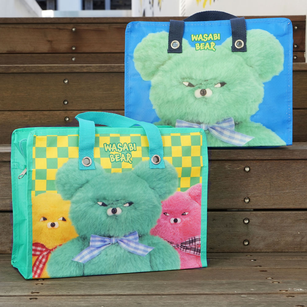 핑크풋 5000 와사비베어 타포린 쇼핑백 소 정품 1개 4,000원