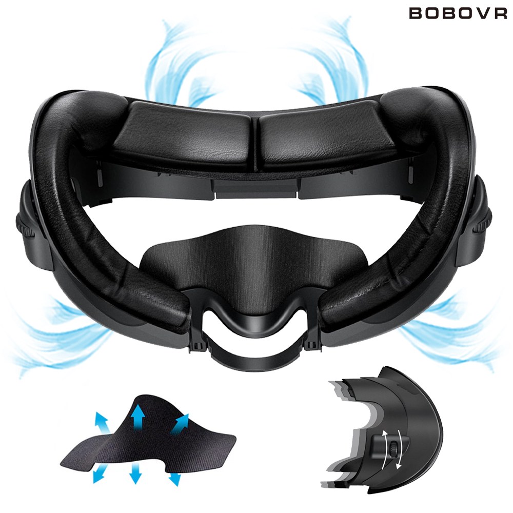 메타퀘스트3 안면폼 F3 가죽 환기커버 빛샘방지 BOBOVR 악세사리 37,000원