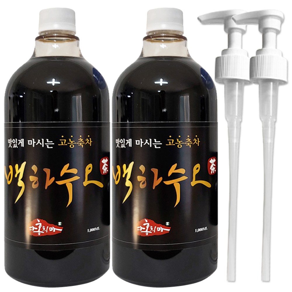 홍치마 대용량 백하수오차 진한 고농축 백하수오 원액 액상 1000ml 다홍치마 (물병 X), 1000ml, 2개 74,600원