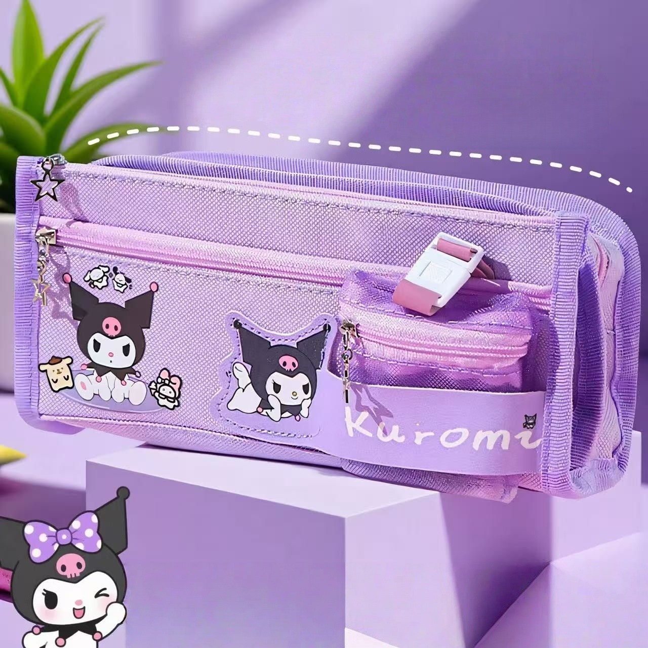 픽클리 산리오 대용량 필통, 1개, 쿠로미 12,900원