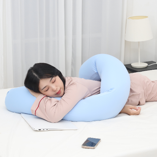 [룰루니아] 자바라 관절형 안고자는 고급 메모리폼 바디필로우 160cm 98,500원