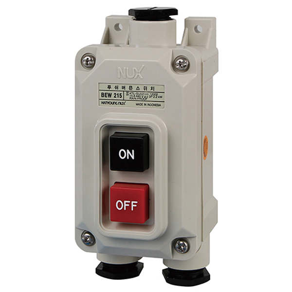 한영넉스 동력용 푸쉬버튼스위치 방우형 스위치 BEWT-215, 1개 15,540원