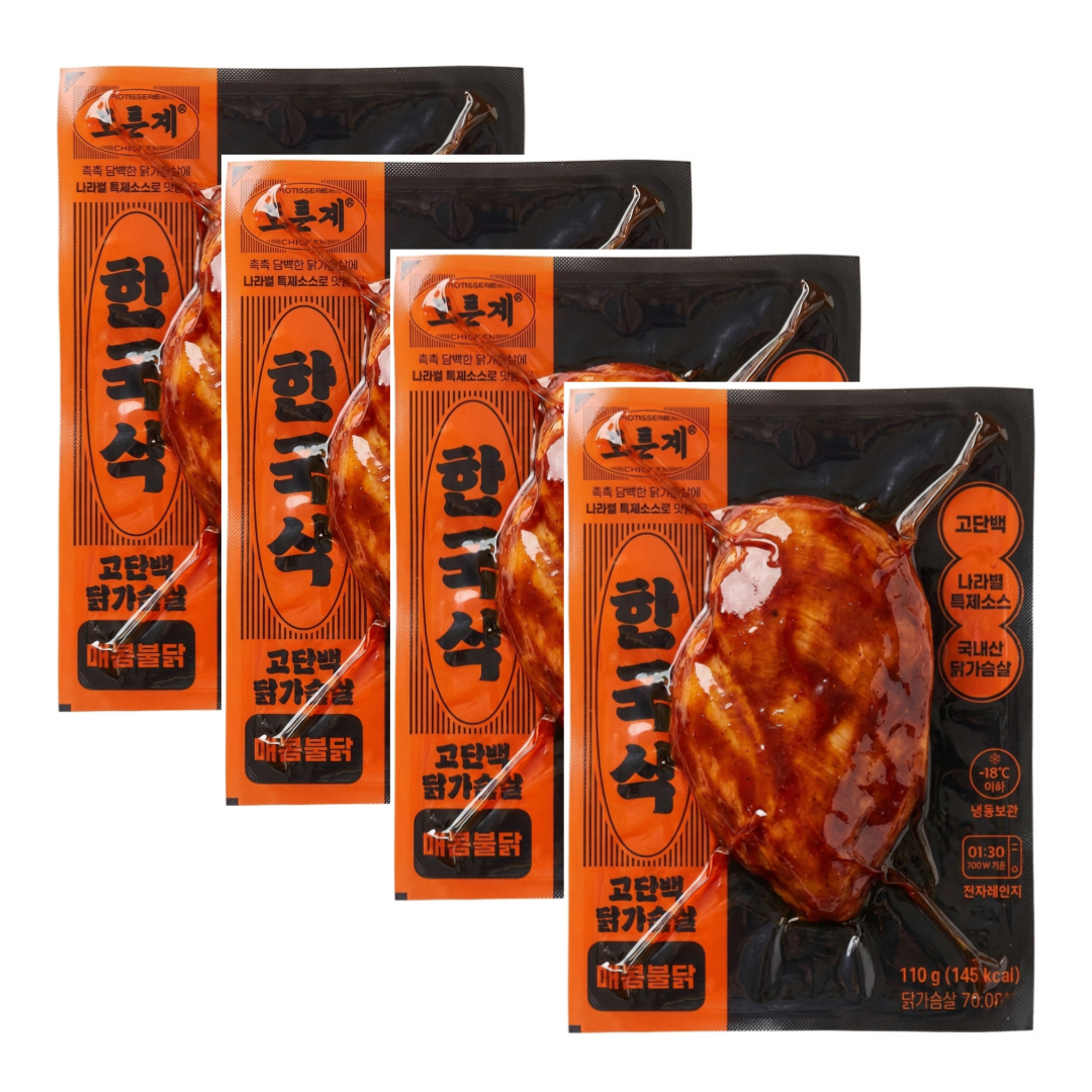 도른계 고담백 닭가슴살 한국식, 110g, 100개 100,000원