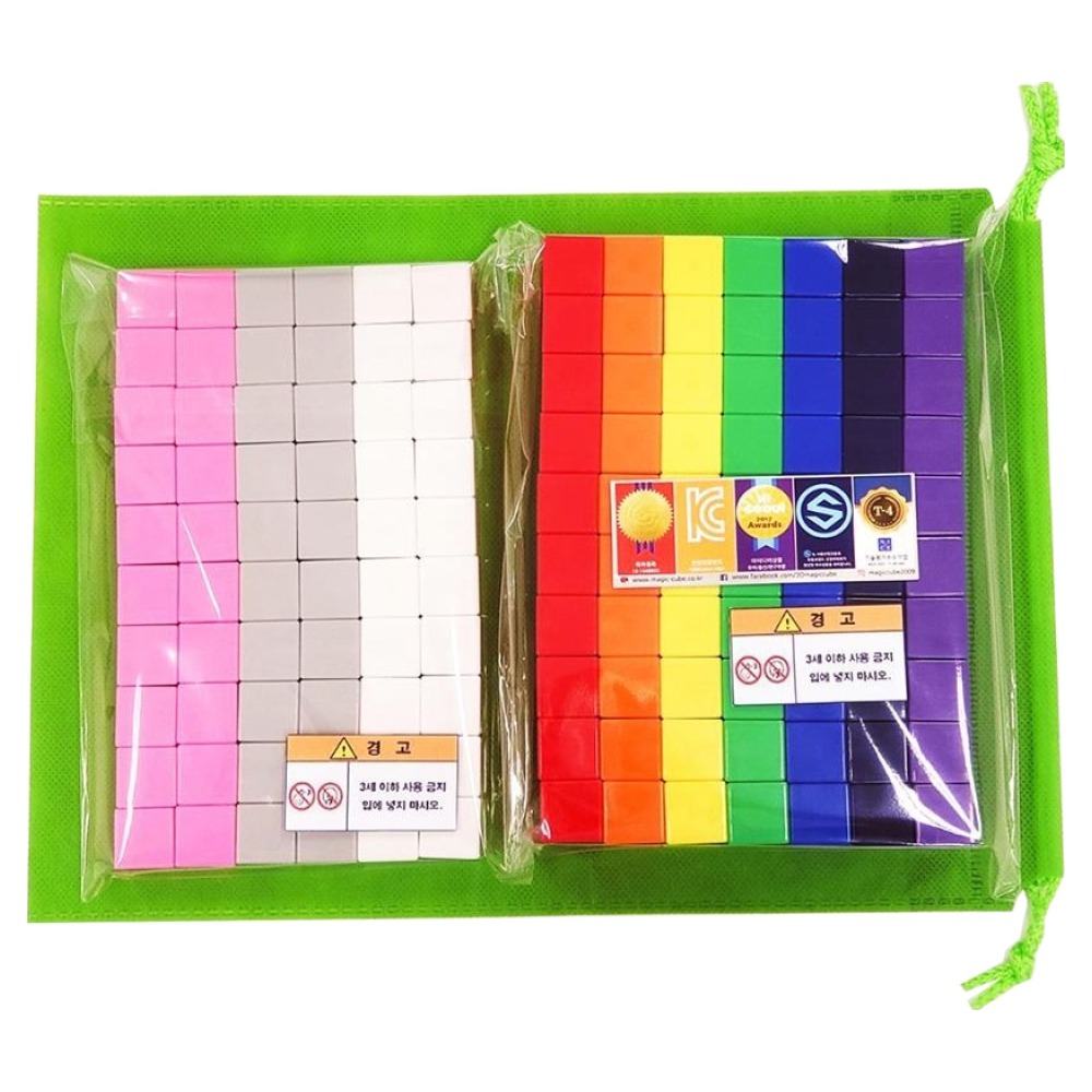 큐블로 매직큐브 자석블럭 10종 x 20p MC200, 혼합색상, 1세트 177,500원