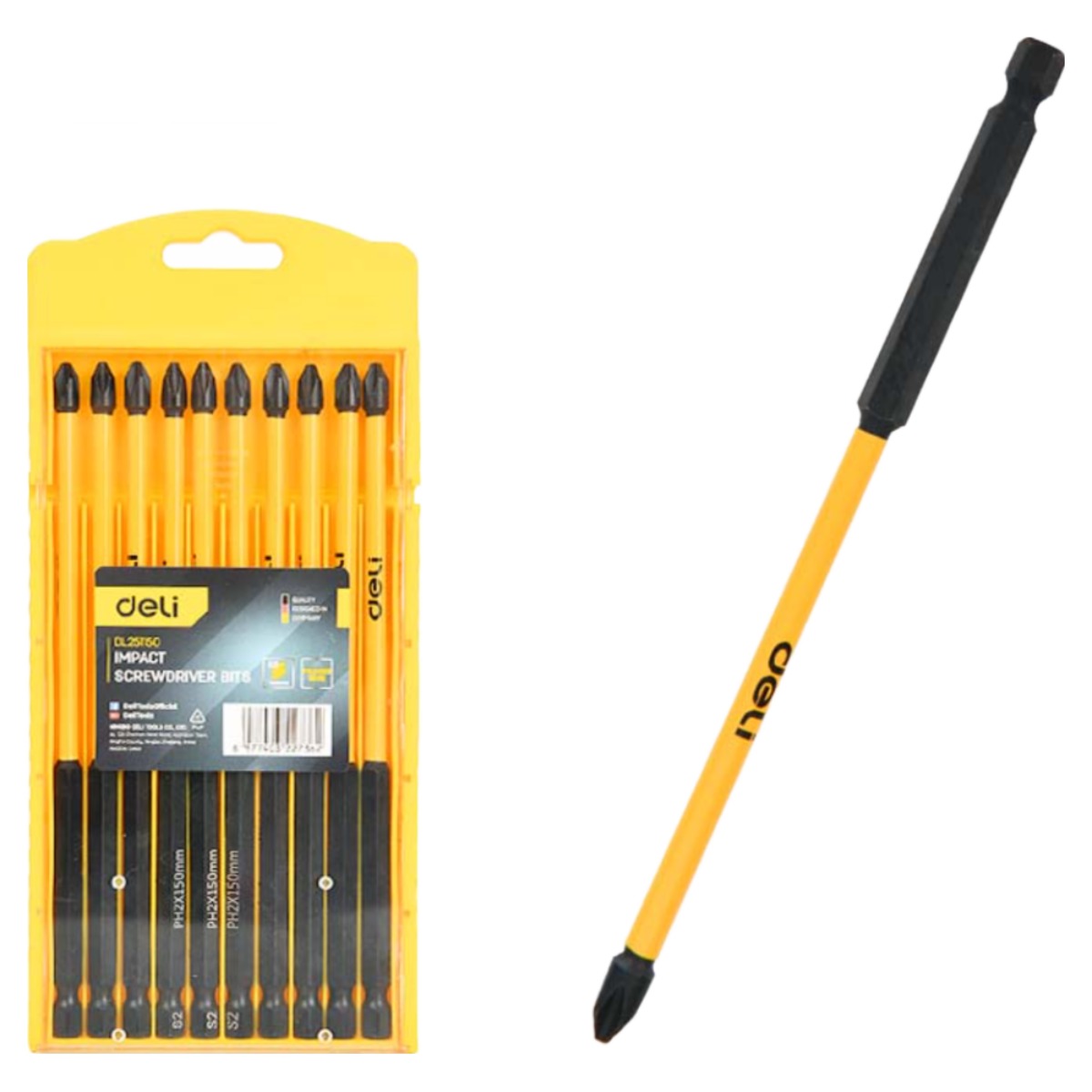 델리툴즈 단면 블랙 토션 비트 150mm (EDL251150), 1개 15,900원