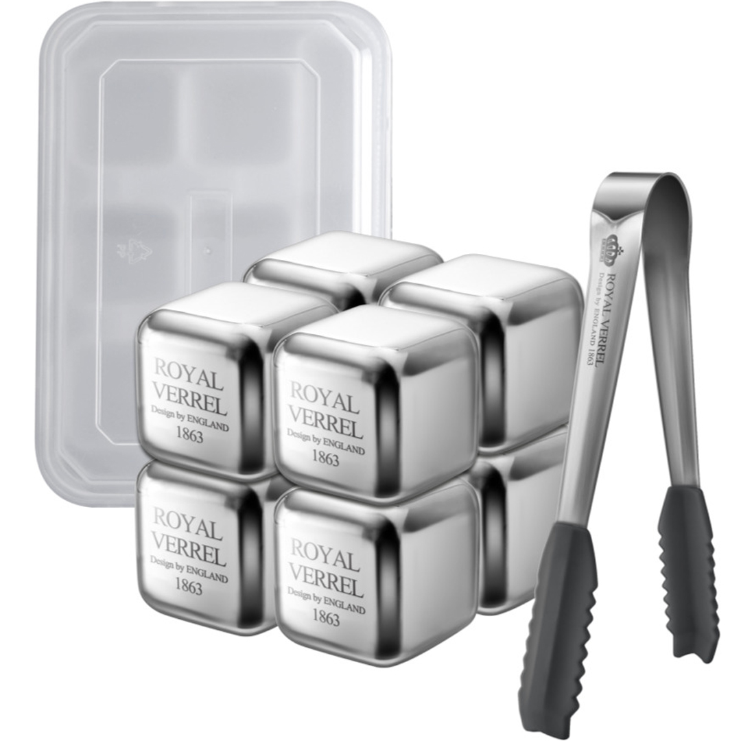 로얄버렐 스텐304 아이스큐브 8p + 전용집게 + 전용케이스 세트 15,000원