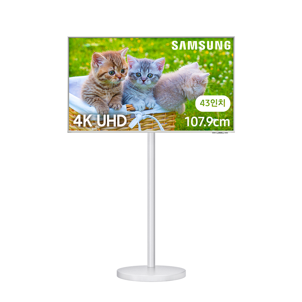 삼성전자 무빙스타일 M7 M70F 2025 스탠다드 107.9cm(43인치) 전국무료설치 4K UHD 이동식 스탠드 패키지 759,000원