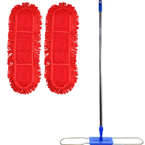 월드크린 리스킹 기름 걸레 60cm x 2p + 프리미엄 판자루 세트, 1세트, 적색 15,600원