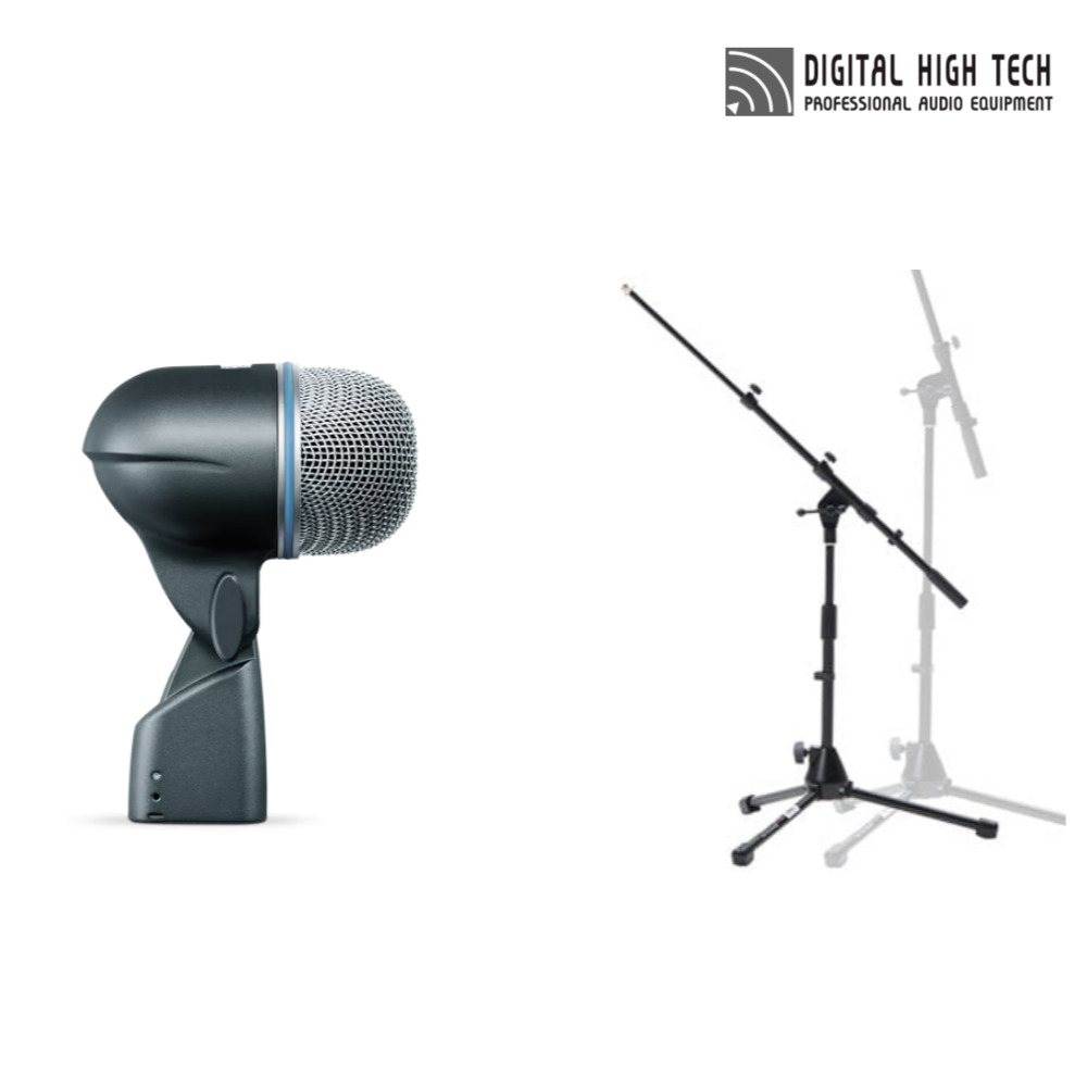 SHURE BETA52A 슈어 초지향성 킥 드럼 마이크 + 숏 스탠드 세트 + 1.5M XLR 케이블, 1개 396,000원