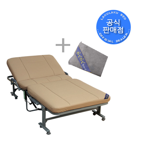 라꾸라꾸침대  전동라꾸라꾸8(보관커버+세탁커버 추가) 전동식(리모콘 각도조절) 등받이각도조절 라꾸라꾸 1인용 접이식침대 간이침대 경비실침대 397,800원
