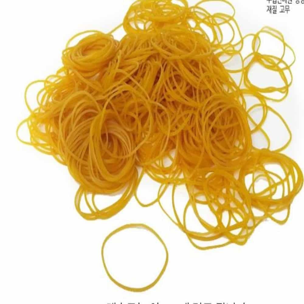 고무나라 고무밴드 1kg 노란 고무줄 6,740원