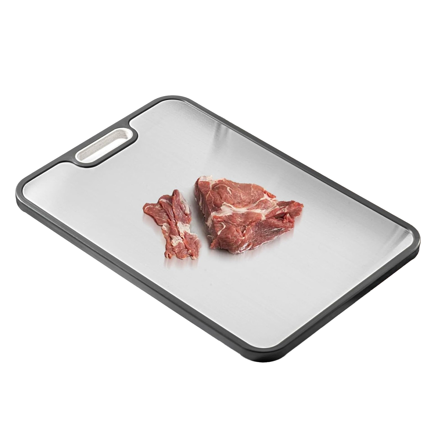 블룸홈 다용도 양면 스텐 도마, 그레이, 1개 16,700원