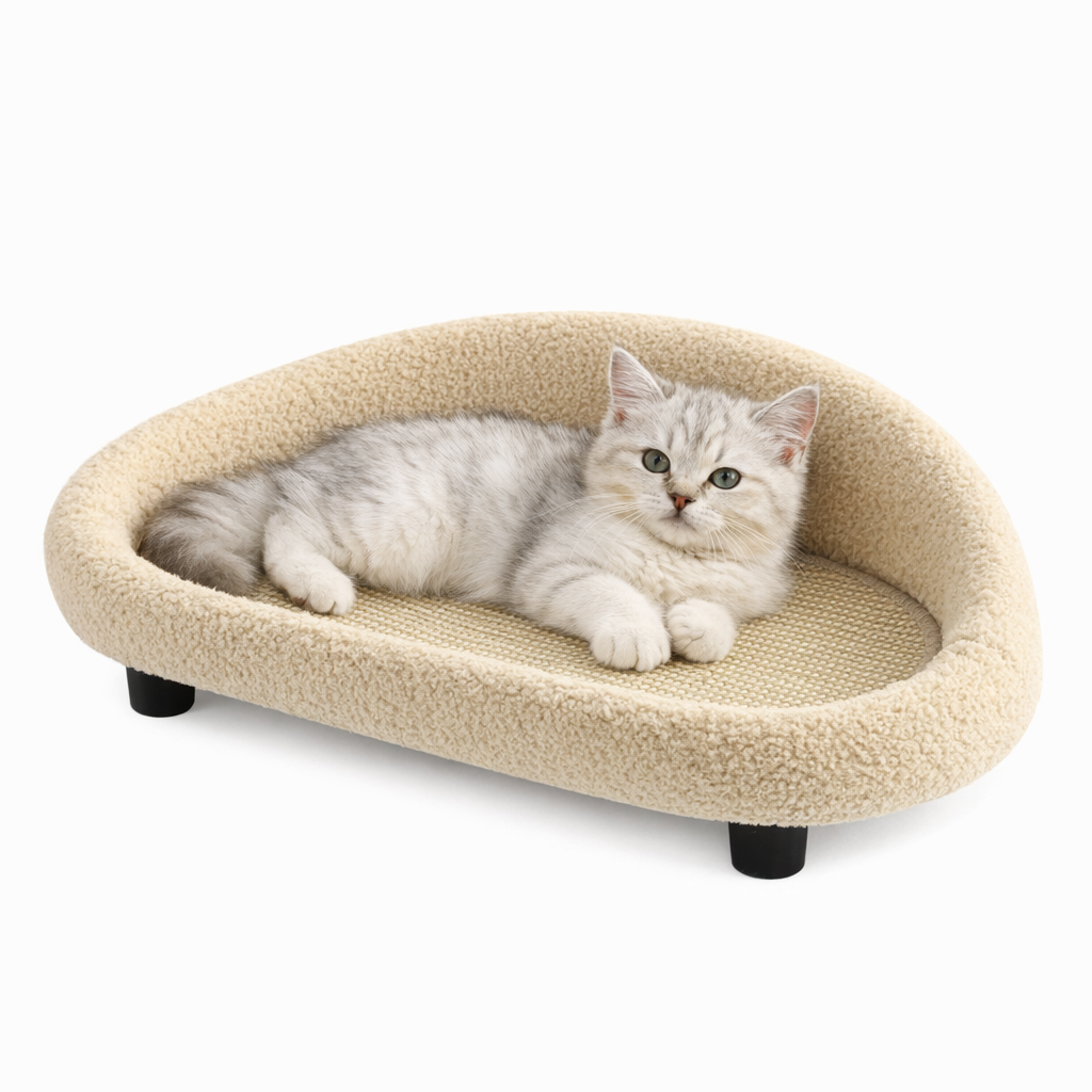 푸뜨 고양이 소파 스크래쳐 옐로우 쿠션형 캣소파 긁긁이 방석 인테리어 캣베드 14,900원