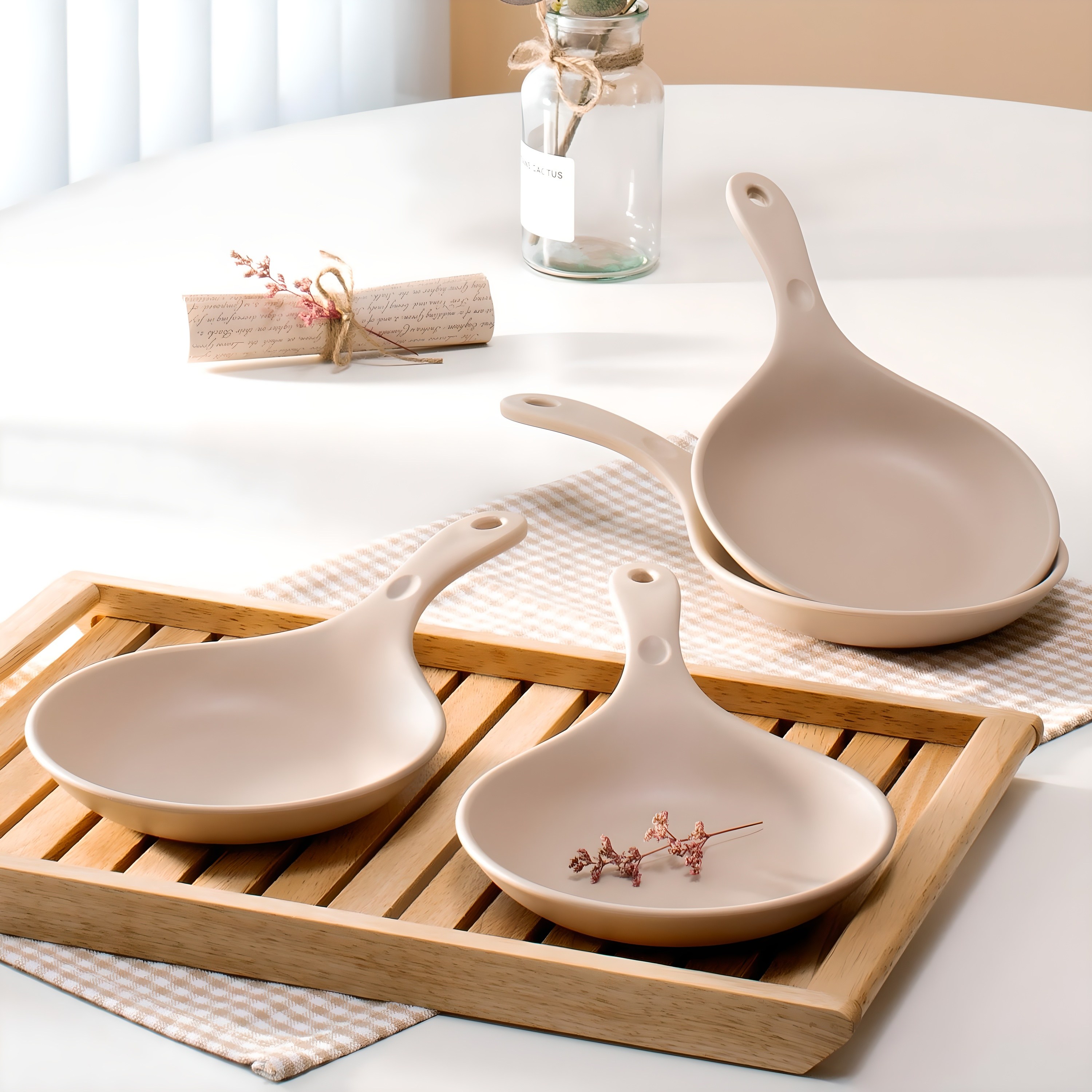 아띠홈 올더플레이트 손잡이 앞접시 4p 7,400원