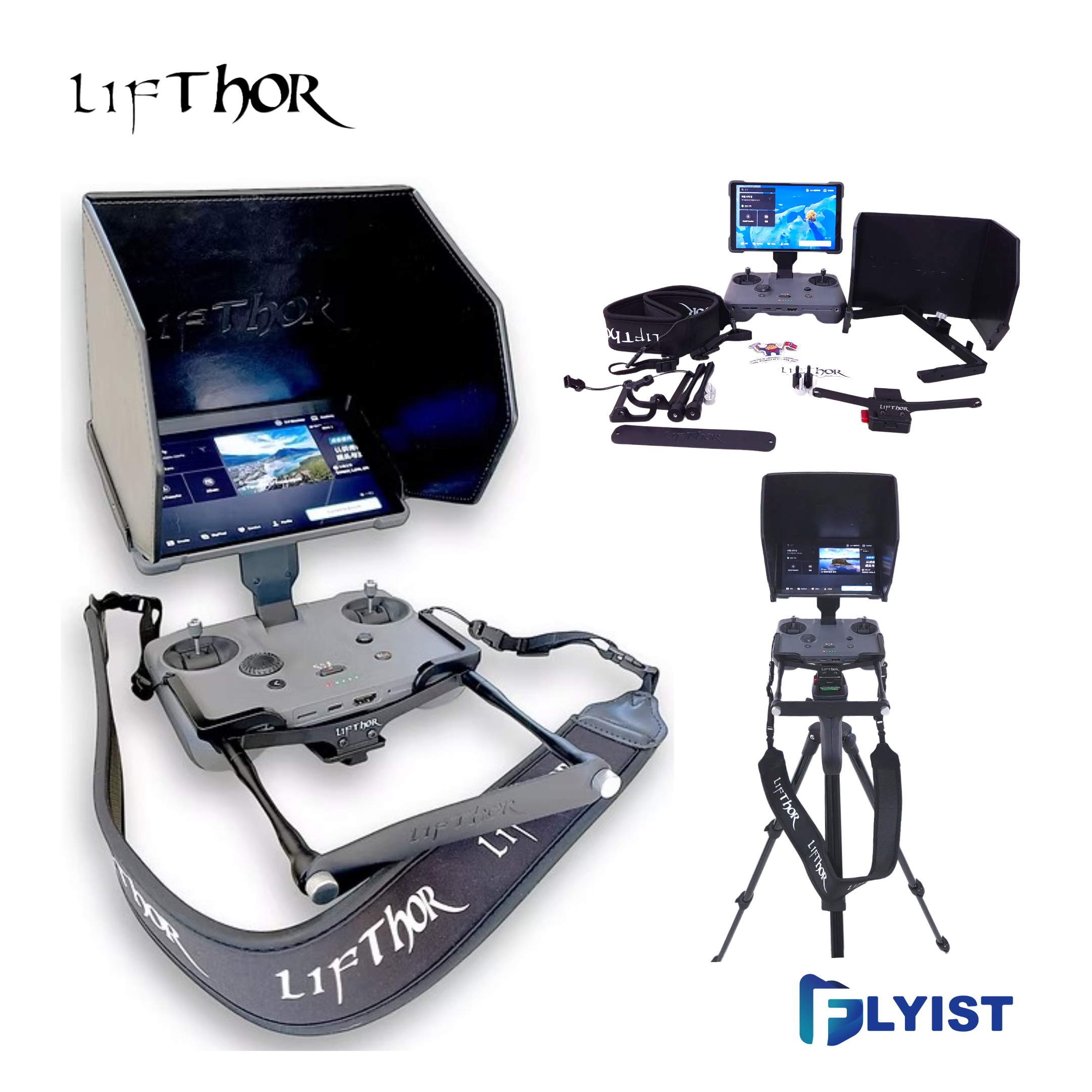 [LifThor] DJI RC PRO2 어드벤처팩 올인원 조합세트 (삼각대마운트+넥스트랩+선후드 포함) DJI MAVIC4PRO,미니4프로,에어3S,에어3_신제품 출시, 1개 250,000원