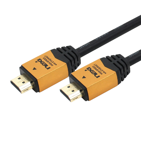 리버네트워크 NEXI(넥시) NX-HD20050-GOLD NX461 골드 메탈 HDMI 케이블 (v2.0,5m) 7,100원