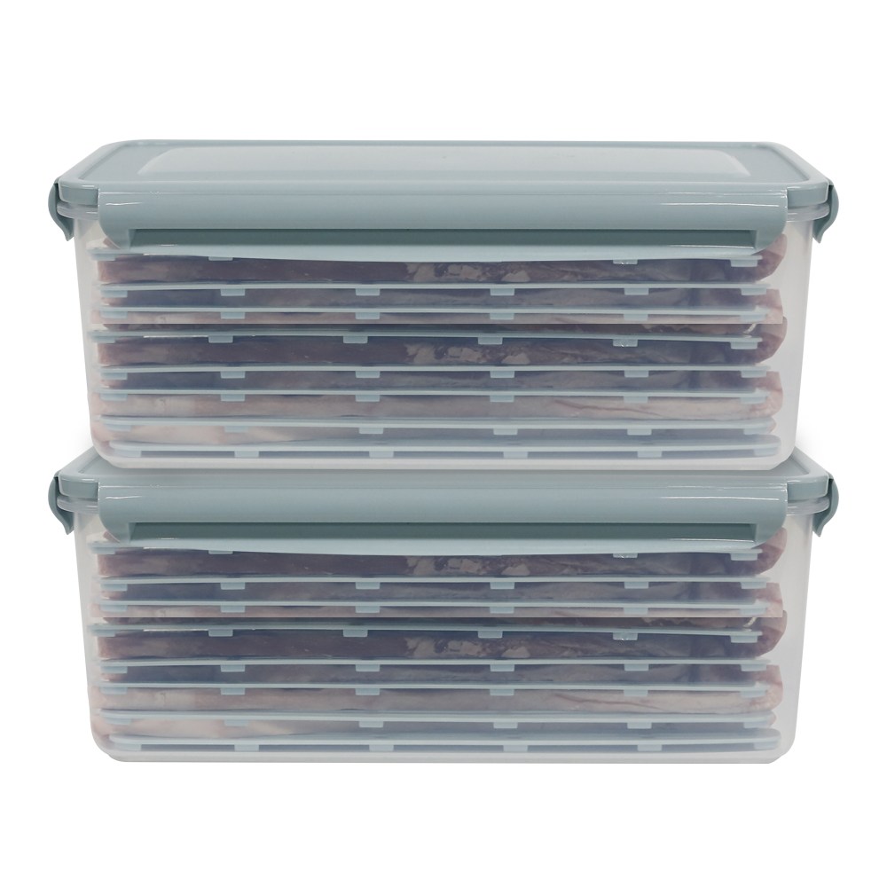 나누담 냉동 삼겹 생선 보관 트레이 용기 3L, 1개입, 2개 16,900원