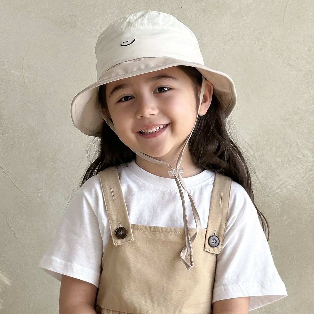 ECLL 스마일 아동 모자 메쉬 버킷햇 자외선 차단 주니어 썬햇 14,900원