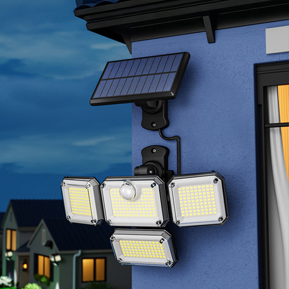 태양광 센서등 태양열 조명 야외 LED 정원등 벽등 계단 전구 마당 전등 333구 분리형, 흰빛 25,600원