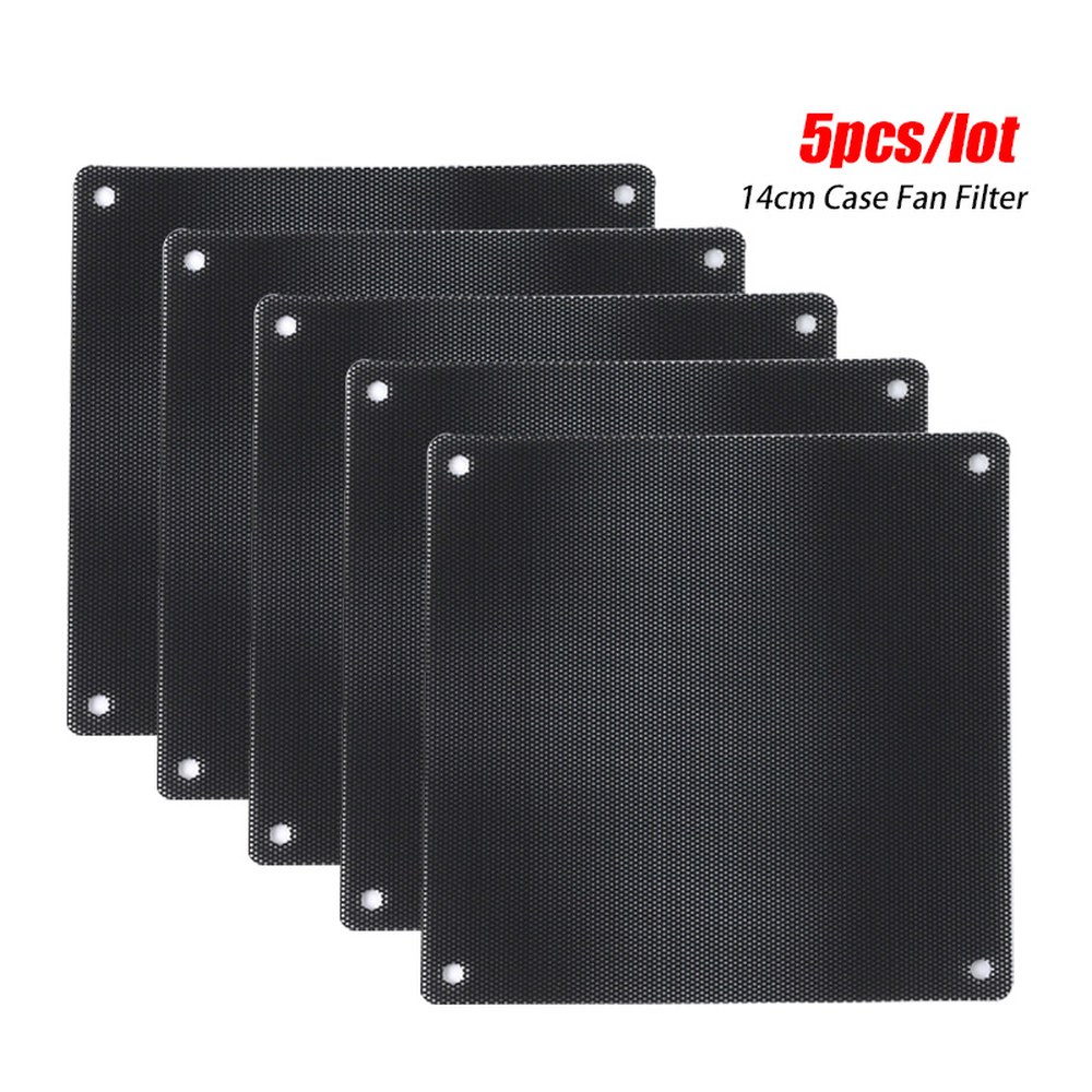 5PCS 80mm 90mm 120mm 140mm Cuttable 검정색 PVC PC 먼지 필터 방진 케이스 컴퓨터 메쉬 냉각 미세 커버 9,900원