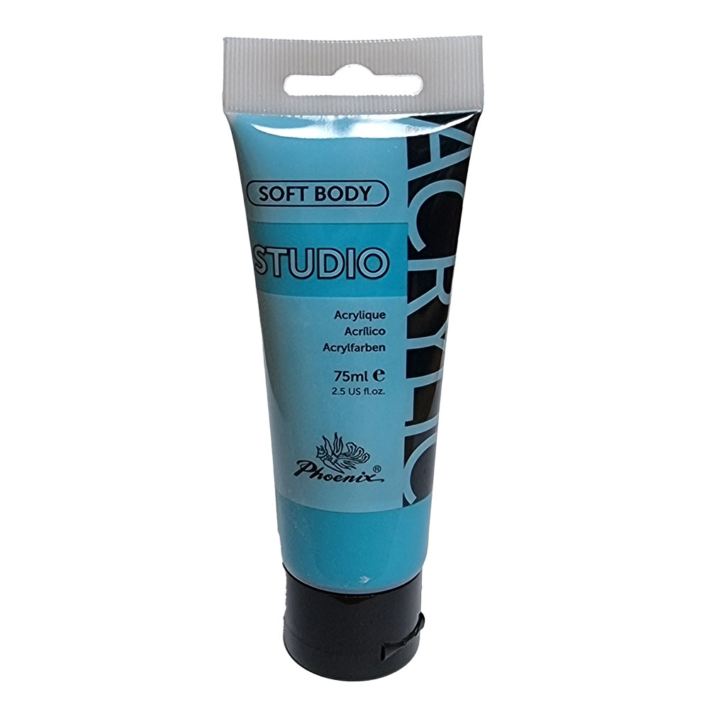 아크릴물감 STUDIO 75ml 846 Turquoise Blue/ 대용량 칼라낱색 학교 학원 화방 학생 전문가용 미술준비물 2,500원