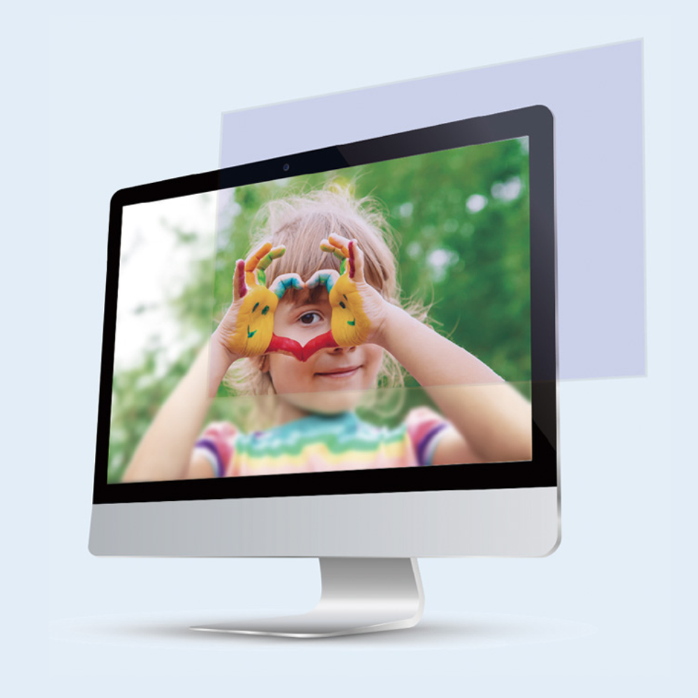 포가드 부착식 모니터블루라이트차단 보호필름 시력보호 눈부심방지 눈시림방지 보호필름 화면보호기, 1개 38,400원