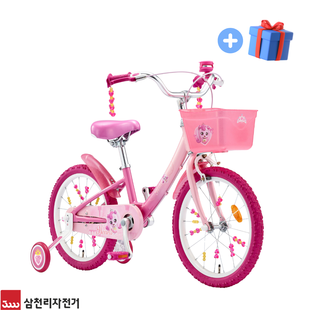 삼천리 캐치티니핑 2026년식 16 하츄핑 4세 5세 아동용 여아 자전거 340,000원