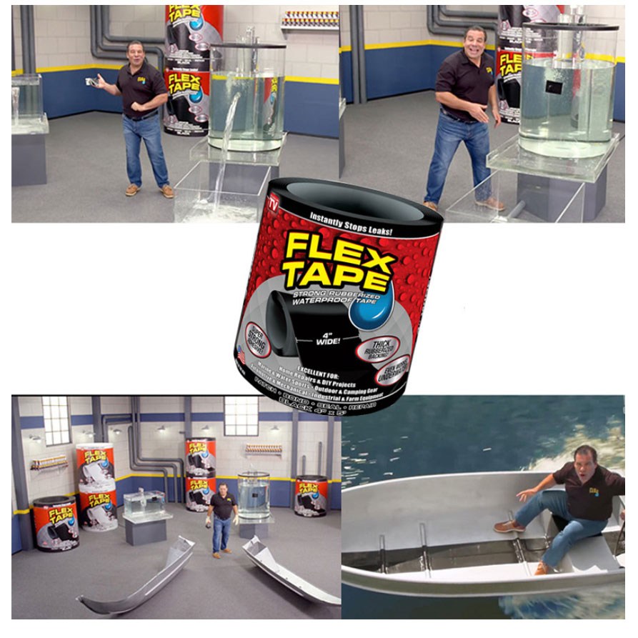 INVEN* 인벤 최신형 만능 4인치 초강력 테이프 ( 플렉스 ), 1세트 6,000원