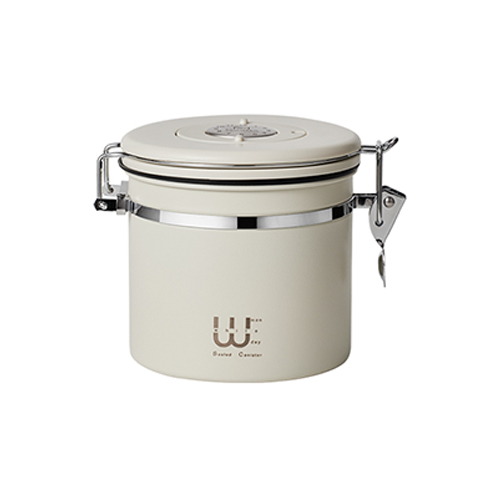 무브나 커피 원두보관용기 원두보관통 스테인리스 밀폐 원두통 커피 원두 보관통 케니스터 250g 500g 750g 이중CO2밸브 공기차단 산화방지 날짜설정, 1개 29,000원