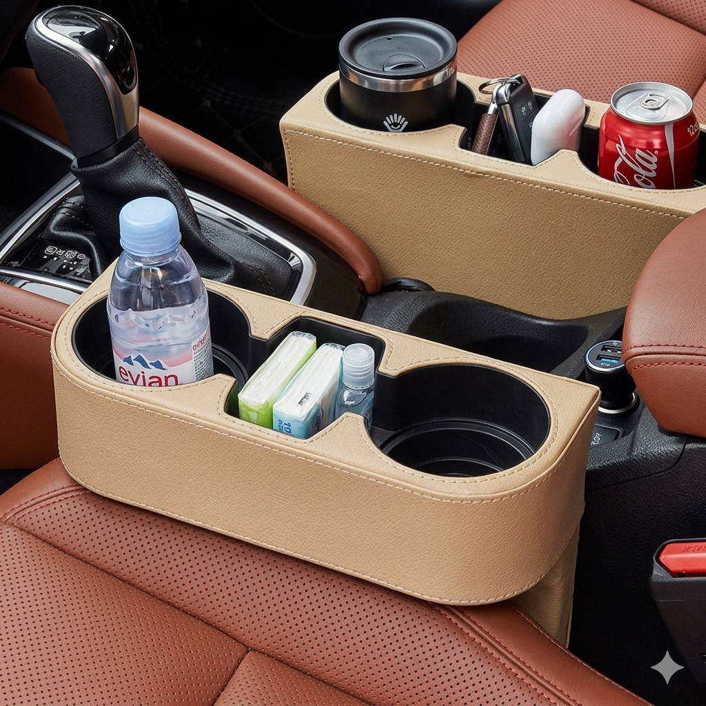 폴엠버스 차량용 사이드포켓 컵홀더 수납함 13,900원