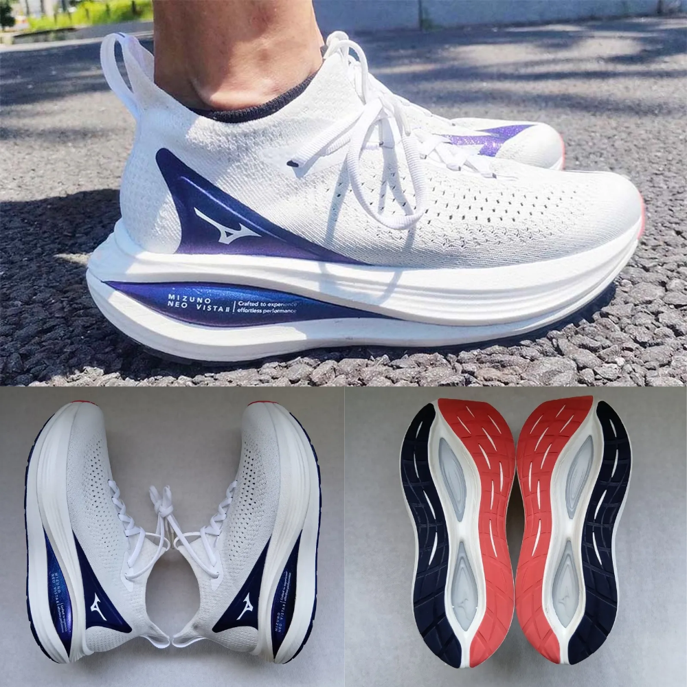 미즈노 네오비스타 2 남성 런닝화 조깅화 마라톤화 화이트 블루 J1GC253401 996811 260,620원