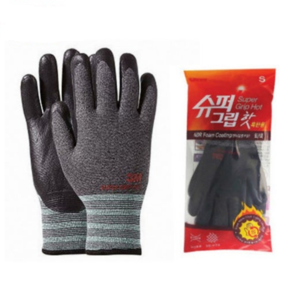 3M장갑 슈퍼그립 핫 혹한기용 안전작업반코팅장갑 17,000원