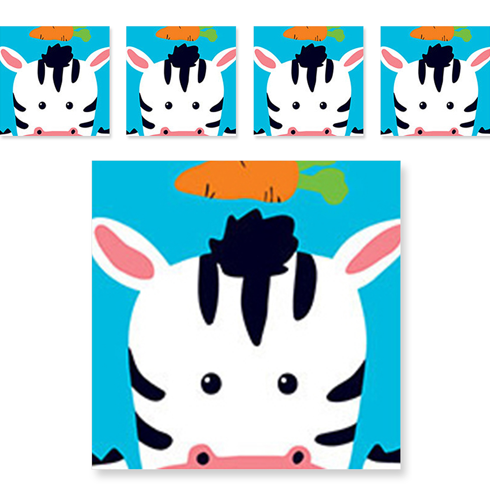 민화샵 소형 유화 동물 5p, 얼룩말 얼굴(UDOFB0162), 1개 17,000원