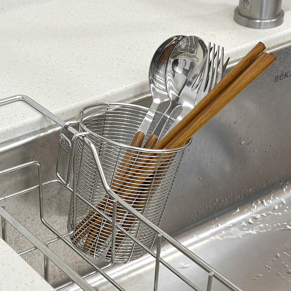 모나코올리브 304 스테인레스 드라이훅 수저통 8,500원