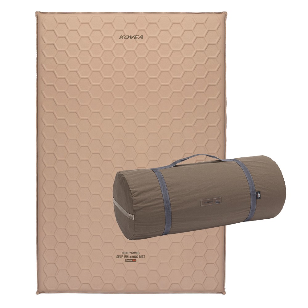 코베아 허니콤 자충매트 더블 R-6 에어매트 캠핑 매트리스 두께 6cm 샌드 165,000원