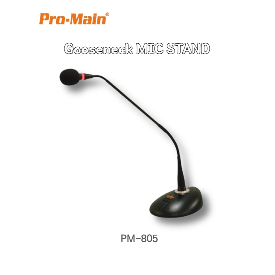 PRO-MAIN 고감도 자바라 탁상용 콘덴서 구즈넥마이크 PM-805, 당일발송, 단일수량 143,000원