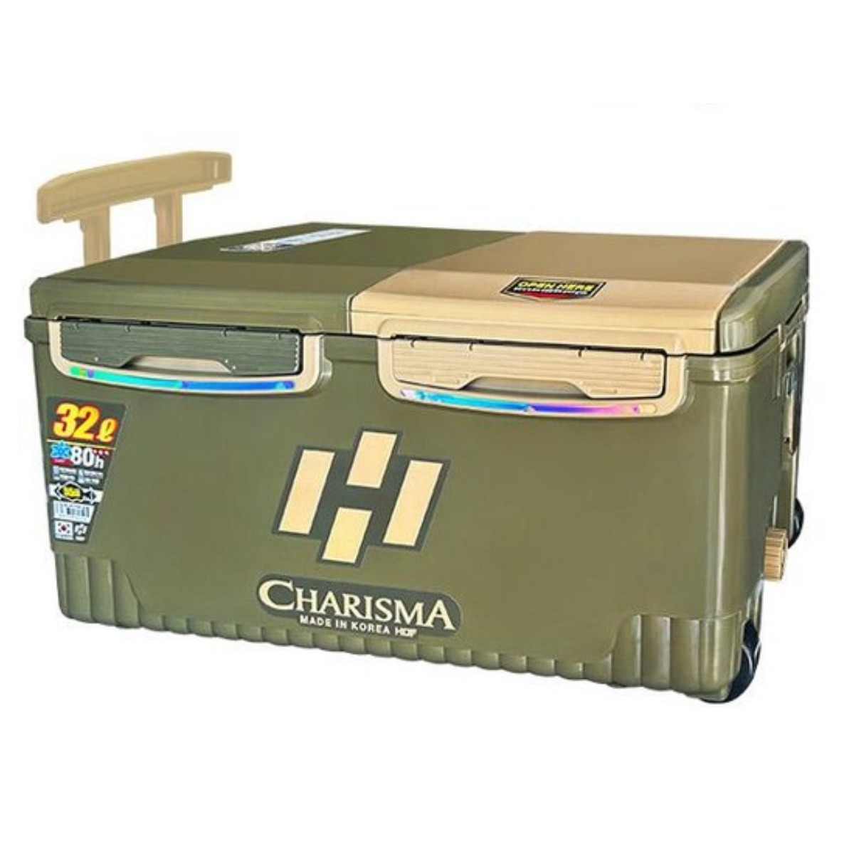 해동 카리스마 아이스박스 32리터 32L 광어 우럭 문어 한치쿨러 바퀴형 쿨러 197,000원