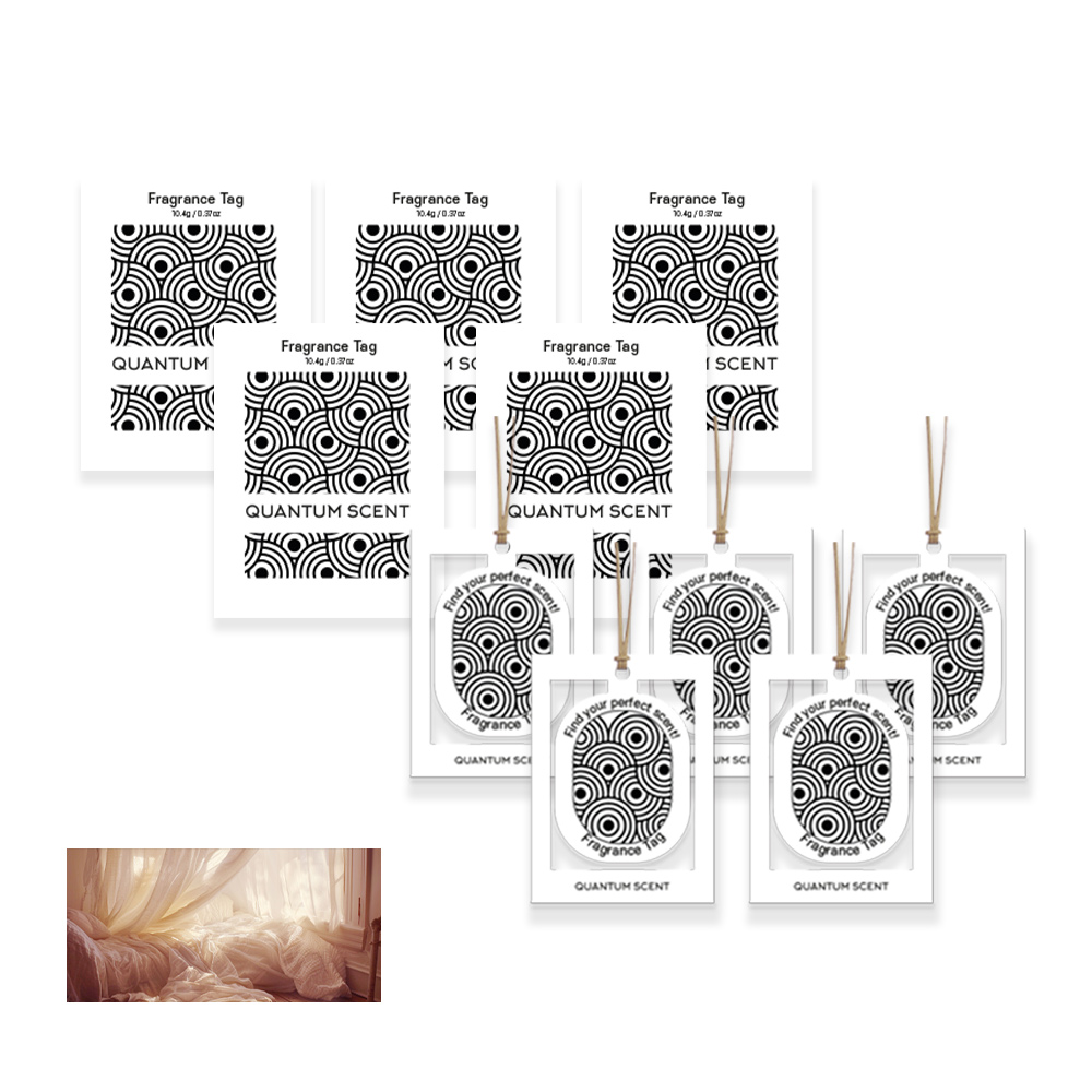 퀀텀센트 단독"프래그런스태그 3개+1개 증정" 실내방향제, 차량용 옷장 실내 종이 방향제 퍼퓸 사셰 프래그런스 태그 꽃집향기_플로럴부케 비누향기_코튼비누 바닐라향기_린넨바닐라, 5개, 린넨 바닐라 46,000원